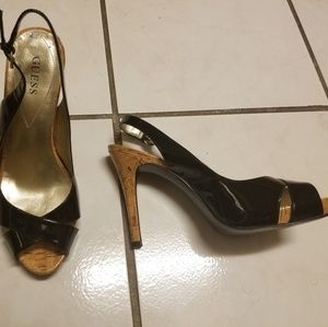 Patent Leather Sling back Sandal